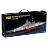 12GO 98005 BATTLESHIP BISMARCK 1 300 tỷ lệ 1:300 bộ đồ chơi xếp lắp ráp ghép mô hình Military Army BISMARCK CLASS BATTLESHIP Quân Sự Bộ Đội 2686 khối