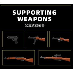 12GO 98003 BỂ NẶNG KV-2 bộ đồ chơi xếp lắp ráp ghép mô hình Military Army KV-2 HEAVY TANK Quân Sự Bộ Đội 2235 khối