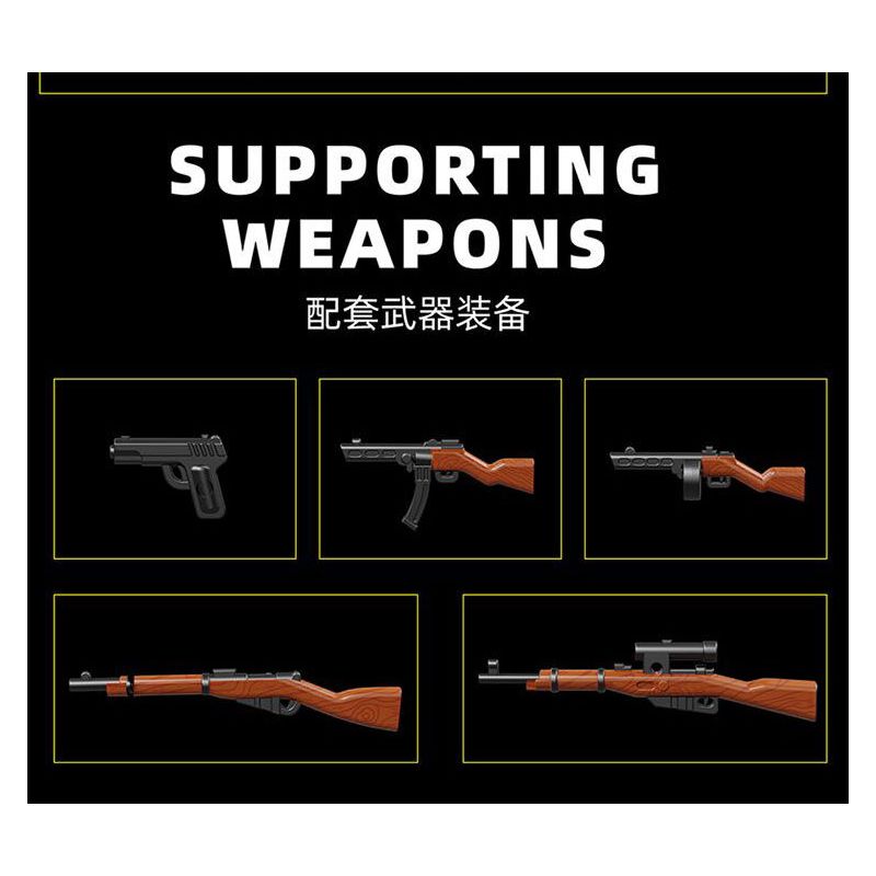 12GO 98003 BỂ NẶNG KV-2 bộ đồ chơi xếp lắp ráp ghép mô hình Military Army KV-2 HEAVY TANK Quân Sự Bộ Đội 2235 khối