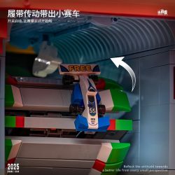 SMALL ANGLE JD093 SÂN CHƠI THÀNH PHỐ XE TRÒ RETRO bộ đồ chơi xếp lắp ráp ghép mô hình GAME CAR 2981 khối