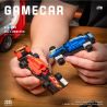 SMALL ANGLE JD093 SÂN CHƠI THÀNH PHỐ XE TRÒ RETRO bộ đồ chơi xếp lắp ráp ghép mô hình GAME CAR 2981 khối