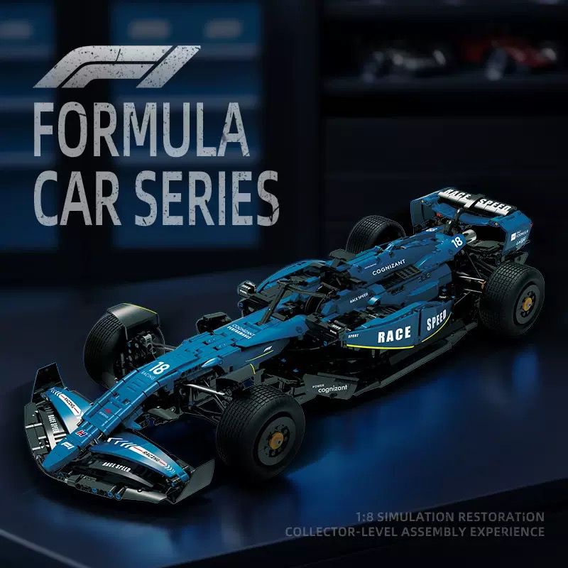 88F1A 88F1B CÔNG THỨC F1 RACING 8 tỷ lệ 1:8 bộ đồ chơi xếp lắp ráp ghép mô hình Technic F1-FORMULA CAR Kỹ Thuật Công Nghệ Cao Mô Hình Phương Tiện 2361 khối