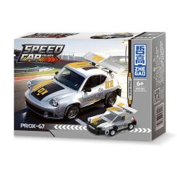 ZHEGAO GZ7061 7061 MINI BACK RIDER CAR MẪU 6 bộ đồ chơi xếp lắp ráp ghép mô hình Racers SPEED CAR FOLUKES Đua Tốc Độ 888 khối