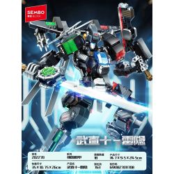 SEMBO 202270 MECHA MẠNH VÕ THUẬT LEI YIN bộ đồ chơi xếp lắp ráp ghép mô hình Military Army Quân Sự Bộ Đội 763 khối