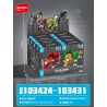 SEMBO 103424 103425 103426 103427 103428 103429 103430 103431 THÉP MECHA 6 bộ đồ chơi xếp lắp ráp ghép mô hình 923 khối
