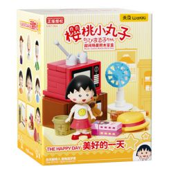 WEKKI 516420 CHERRY MARUKO MỘT NGÀY TUYỆT VỜI HỘP MÙ PHÒNG bộ đồ chơi xếp lắp ráp ghép mô hình Movie & Game Phim Và Trò Chơi