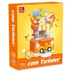 JIESTAR 58283 TỰ LÀM MÁY GAG CAT bộ đồ chơi xếp lắp ráp ghép mô hình SUPER DEFORMED 462 khối