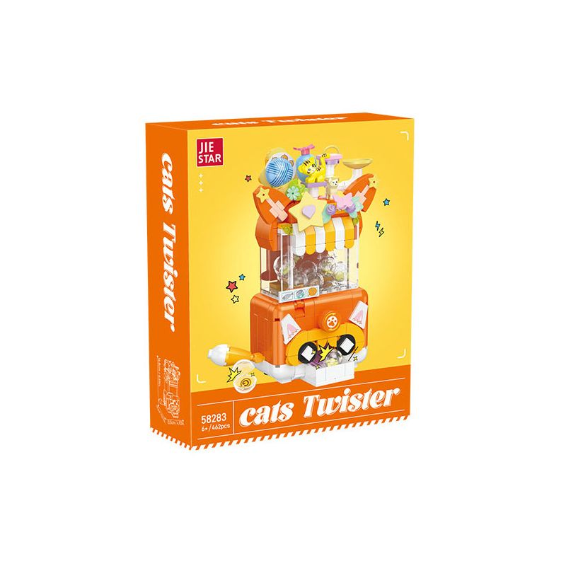 JIESTAR 58283 TỰ LÀM MÁY GAG CAT bộ đồ chơi xếp lắp ráp ghép mô hình SUPER DEFORMED 462 khối