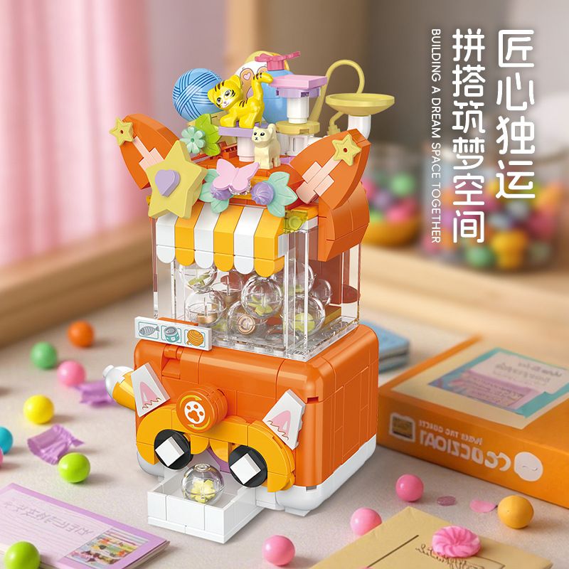 JIESTAR 58283 TỰ LÀM MÁY GAG CAT bộ đồ chơi xếp lắp ráp ghép mô hình SUPER DEFORMED 462 khối