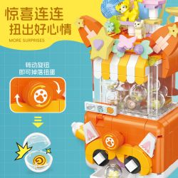 JIESTAR 58283 TỰ LÀM MÁY GAG CAT bộ đồ chơi xếp lắp ráp ghép mô hình SUPER DEFORMED 462 khối