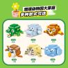 JIESTAR 59153 ĐỘNG VẬT XẾP CHỒNG THÚ VUI CÁ SẤU bộ đồ chơi xếp lắp ráp ghép mô hình 151 khối