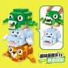 JIESTAR 59153 ĐỘNG VẬT XẾP CHỒNG THÚ VUI CÁ SẤU bộ đồ chơi xếp lắp ráp ghép mô hình 151 khối