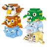 JIESTAR 59153 ĐỘNG VẬT XẾP CHỒNG THÚ VUI CÁ SẤU bộ đồ chơi xếp lắp ráp ghép mô hình 151 khối