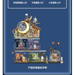 POP MART P10010 10010 ZSIGA FOREST WALK GENTLE BEHEMOTH bộ đồ chơi xếp lắp ráp ghép mô hình WALKING INTO THE FOREST 700 khối