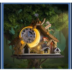 POP MART P10010 10010 ZSIGA FOREST WALK GENTLE BEHEMOTH bộ đồ chơi xếp lắp ráp ghép mô hình WALKING INTO THE FOREST 700 khối