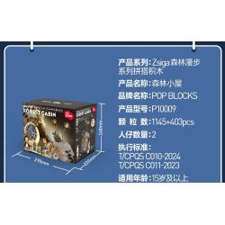POP MART P10010 10010 ZSIGA FOREST WALK GENTLE BEHEMOTH bộ đồ chơi xếp lắp ráp ghép mô hình WALKING INTO THE FOREST 700 khối