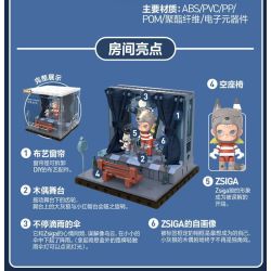 POP MART P10010 10010 ZSIGA FOREST WALK GENTLE BEHEMOTH bộ đồ chơi xếp lắp ráp ghép mô hình WALKING INTO THE FOREST 700 khối