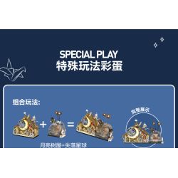 POP MART P10010 10010 ZSIGA FOREST WALK GENTLE BEHEMOTH bộ đồ chơi xếp lắp ráp ghép mô hình WALKING INTO THE FOREST 700 khối