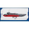 WOMA C0150 0150 non  TÀU NGẦM HẠT NHÂN CHIẾN LƯỢC KIỂU 094 bộ đồ chơi xếp lắp ráp ghép mô hình Military Army Quân Sự Bộ Đội 569 khối