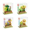 GAOMISI T1112 1112 SUBCULENTS WORKSHOP 4 bộ đồ chơi xếp lắp ráp ghép mô hình 818 khối