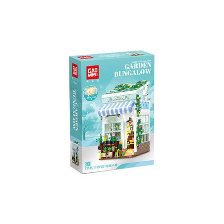 GAOMISI T2145 2145 NHÀ TRANH VƯỜN bộ đồ chơi xếp lắp ráp ghép mô hình Creator GARDEN BUNGALOW Sáng Tạo 1185 khối
