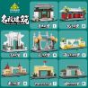 Kazi KY98736 98736 8 TÒA NHÀ TRONG CÁC TRƯỜNG HỌC NỔI TIẾNG bộ đồ chơi xếp lắp ráp ghép mô hình Architecture FAMOUS SCHOOL BUILDING Công Trình Kiến Trúc