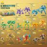 Kazi KY8130 8130 CHUYỂN ĐỔI MECHA 2 8 bộ đồ chơi xếp lắp ráp ghép mô hình