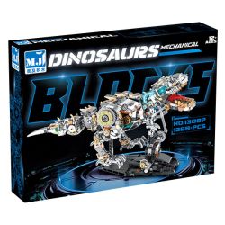 BEAUTY AND 13087 TYRANNOSAURUS bộ đồ chơi xếp lắp ráp ghép mô hình SEMI MECHANICAL DINOSAUR 1268 khối