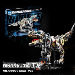 BEAUTY AND 13087 TYRANNOSAURUS bộ đồ chơi xếp lắp ráp ghép mô hình SEMI MECHANICAL DINOSAUR 1268 khối