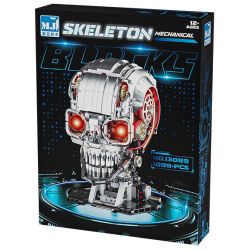 BEAUTY AND 13089 SỌ bộ đồ chơi xếp lắp ráp ghép mô hình MECHANICAL SKELETOU 1099 khối