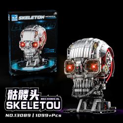 BEAUTY AND 13089 SỌ bộ đồ chơi xếp lắp ráp ghép mô hình MECHANICAL SKELETOU 1099 khối