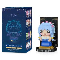 WEILE CREATION 2026 MƯỜI HAI DẤU HIỆU HOÀNG ĐẠO XỬ NỮ bộ đồ chơi xếp lắp ráp ghép mô hình Brickheadz Nhân Vật Đầu To 211 khối