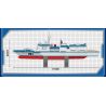 WOMA C0152 0152 Xếp hình kiểu  MILITARY ARMY Missile Destroyer Tàu Khu Trục 796 khối