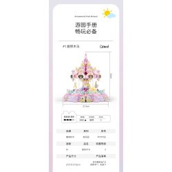 MOYU BLOCK MY97156 97156 BÁNH XE FERRIS bộ đồ chơi xếp lắp ráp ghép mô hình 3255 khối