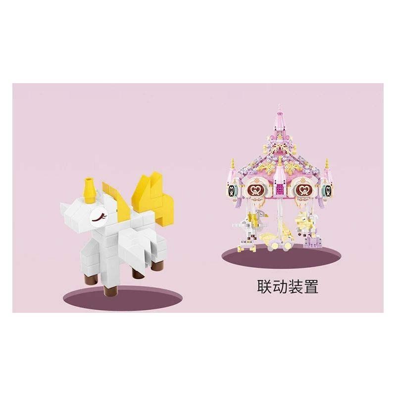 MOYU BLOCK MY97156 97156 BÁNH XE FERRIS bộ đồ chơi xếp lắp ráp ghép mô hình 3255 khối