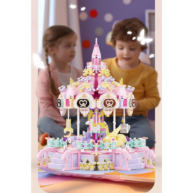 MOYU BLOCK MY97156 97156 BÁNH XE FERRIS bộ đồ chơi xếp lắp ráp ghép mô hình 3255 khối