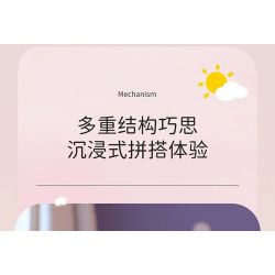 MOYU BLOCK MY97156 97156 BÁNH XE FERRIS bộ đồ chơi xếp lắp ráp ghép mô hình 3255 khối