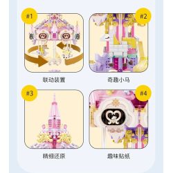 MOYU BLOCK MY97156 97156 BÁNH XE FERRIS bộ đồ chơi xếp lắp ráp ghép mô hình 3255 khối