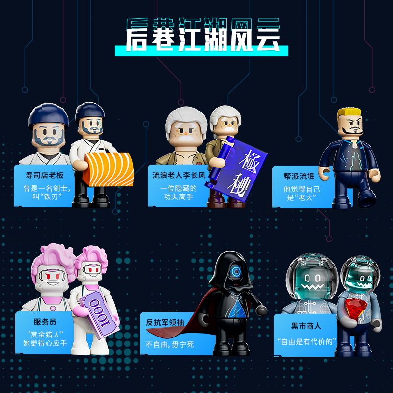 LUMIBRICKS FUNWHOLE F9073 9073 CYBERPUNK IZAKAYA BACK LANE bộ đồ chơi xếp lắp ráp ghép mô hình Creator Sáng Tạo 1987 khối LUMIBRICKS FUNWHOLE F9073 9073 CYBERPUNK IZAKAYA BACK LANE bộ đồ chơi xếp lắp ráp ghép mô hình Creator Sáng Tạo 1987 khối