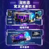 LUMIBRICKS FUNWHOLE F9060 9060 CYBERPUNK XE BUÝT TRONG TƯƠNG LAI bộ đồ chơi xếp lắp ráp ghép mô hình City Thành Phố 605 khối