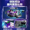LUMIBRICKS FUNWHOLE F9060 9060 CYBERPUNK XE BUÝT TRONG TƯƠNG LAI bộ đồ chơi xếp lắp ráp ghép mô hình City Thành Phố 605 khối