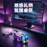 LUMIBRICKS FUNWHOLE F9060 9060 CYBERPUNK XE BUÝT TRONG TƯƠNG LAI bộ đồ chơi xếp lắp ráp ghép mô hình City Thành Phố 605 khối