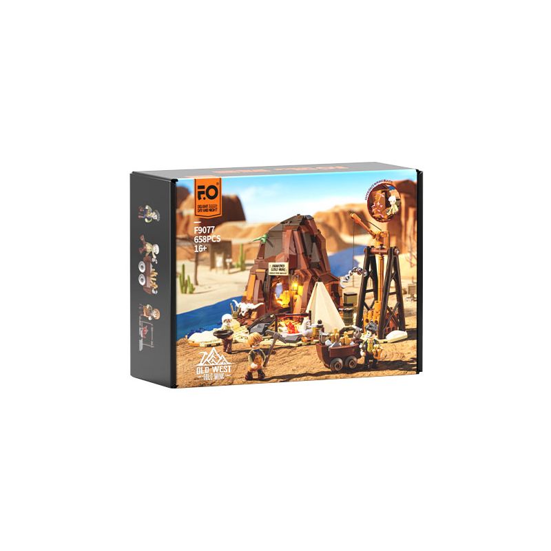 Lumibricks FunWhole F9077 The Old West Xếp hình lắp ráp ghép mô hình Old West: trại của tôi