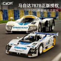 CADA DOUBLEE C63007 63007 MAZDA 787B RACING SỨC BỀN 1:10 tỷ lệ 1:10 bộ đồ chơi xếp lắp ráp ghép mô hình Technic Kỹ Thuật Công Nghệ Cao Mô Hình Phương Tiện 1797 khối