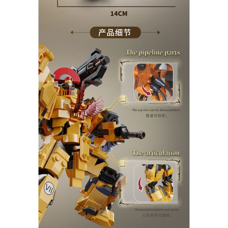 DK 1001 NẮM TAY CỦA ĐẾ CHẾ bộ đồ chơi xếp lắp ráp ghép mô hình Movie & Game Phim Và Trò Chơi 658 khối