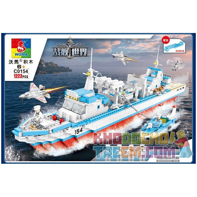 WOMA C0154 0154 non  TÀU CUNG CẤP TOÀN DIỆN HỒ GAOYOU bộ đồ chơi xếp lắp ráp ghép mô hình Military Army Quân Sự Bộ Đội 1223 khối WOMA C0154 0154 non  TÀU CUNG CẤP TOÀN DIỆN HỒ GAOYOU bộ đồ chơi xếp lắp ráp ghép mô hình Military Army Quân Sự Bộ Đội 1223 khối