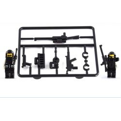 WOMA C9703 9703 Xếp hình kiểu  SWAT SPECIAL FORCE SWAT Helicopter Máy Bay Trực Thăng Lính đặc Nhiệm 214 khối