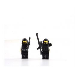 WOMA C9703 9703 Xếp hình kiểu  SWAT SPECIAL FORCE SWAT Helicopter Máy Bay Trực Thăng Lính đặc Nhiệm 214 khối