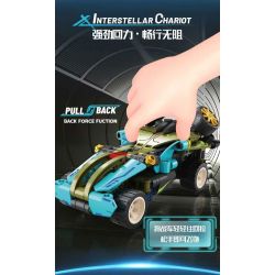 GBL KY1135 1135 CHARIOT TRỞ LẠI GIỮA CÁC VÌ SAO WUTONG JADE bộ đồ chơi xếp lắp ráp ghép mô hình Technic Kỹ Thuật Công Nghệ Cao Mô Hình Phương Tiện 114 khối