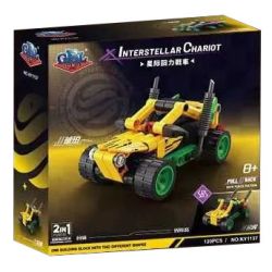 GBL KY1137 1137 CHARIOT TRỞ LẠI GIỮA CÁC VÌ SAO AMBER AFTERGLOW bộ đồ chơi xếp lắp ráp ghép mô hình Technic Kỹ Thuật Công Nghệ Cao Mô Hình Phương Tiện 120 khối
